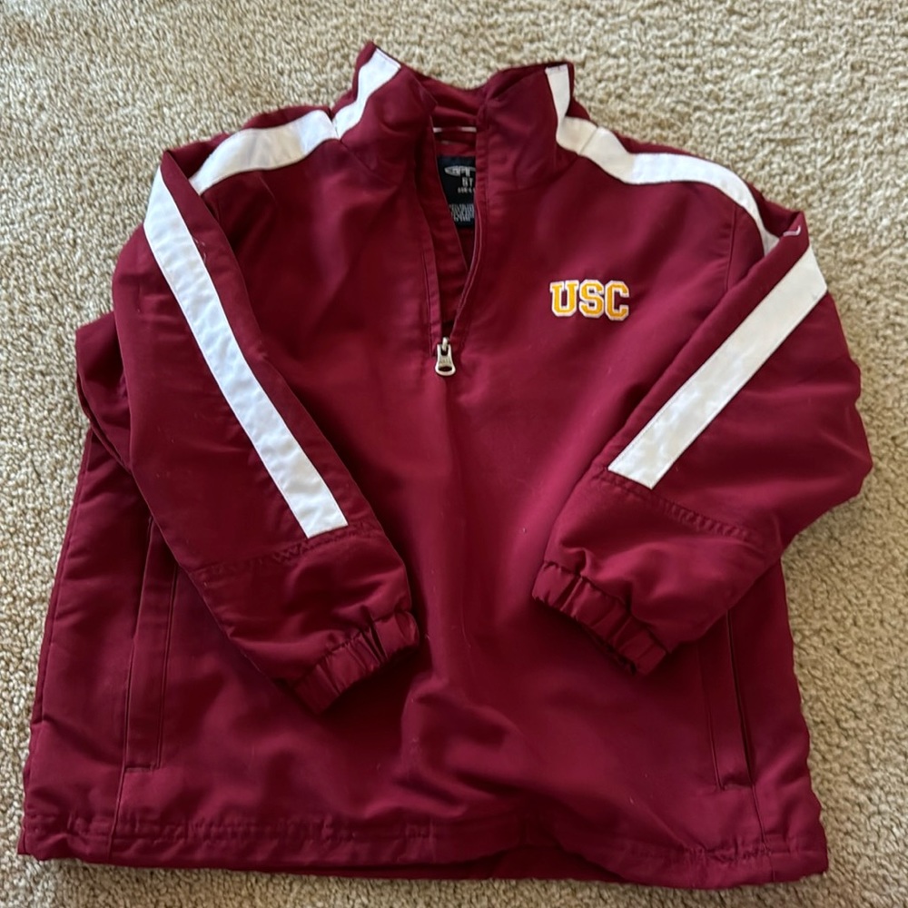 USC Kid’s half zip pullover